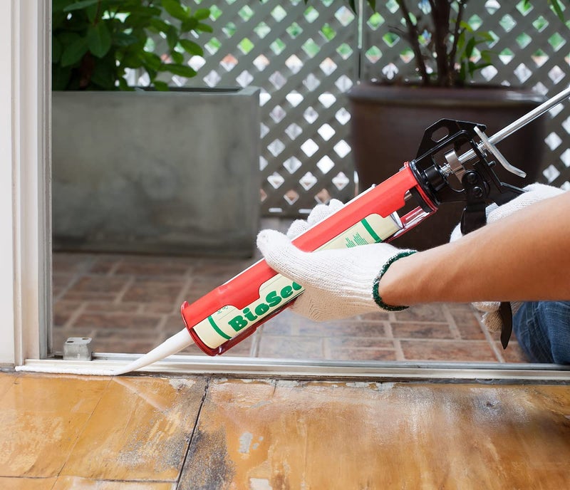 ZERED White BioSeal All Purpose Acrylic Latex Silicone Caulk -PAINTABLE- White Silicone Caulk 10.1oz Tube (25) - Image 5